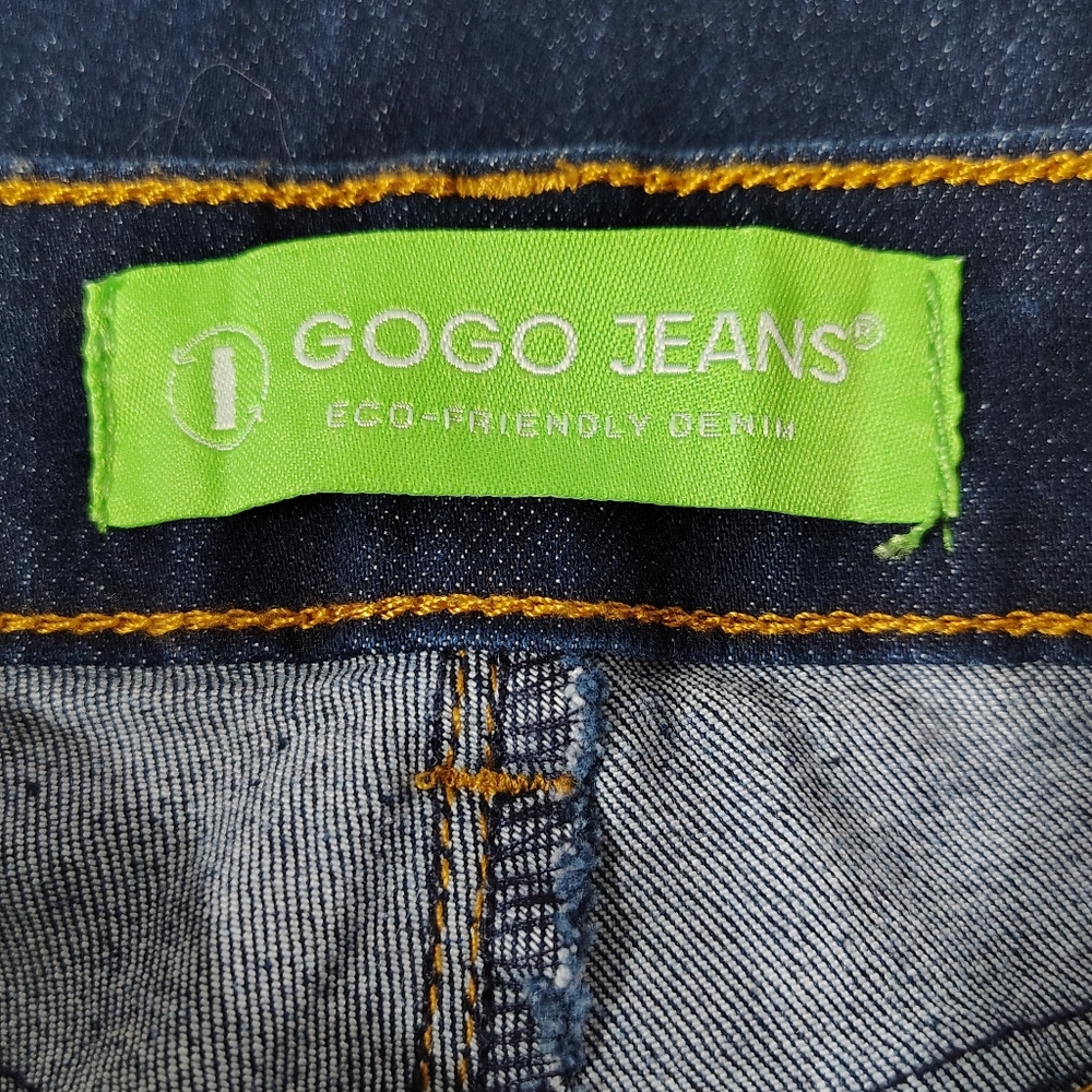 NWT! Groovy Gogo Vibe Dark Wash Skinny Jeans Size 13 - Picture 7 of 9